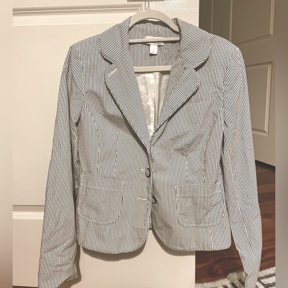 Loft Women’s Striped Blazer (Size 8) - Picture 4 of 6
